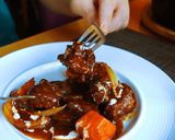 牛すね肉の赤ワイン煮作り方15写真