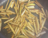 大根皮厚めの炒め物胡麻たっぷり作り方3写真