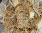 レンジで超簡単！もやしと厚揚げの胡麻煮作り方1写真
