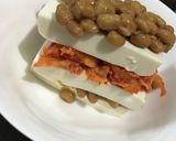 ダイエットに☆納豆とキムチの冷奴作り方3写真