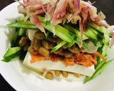 ダイエットに☆納豆とキムチの冷奴作り方4写真