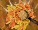 じゃがいもと鶏肉のもちもちガレット作り方3写真
