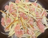 じゃがいもと鶏肉のもちもちガレット作り方5写真
