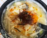 10分でランチ　牡蠣のコムタン雑炊作り方3写真