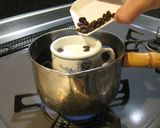 コーヒー豆のままホットミルク作り方2写真