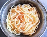 小松菜の和風あんかけスパゲッティ作り方2写真