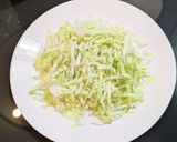 レンジで鶏もも肉とキャベツのすだち蒸し作り方1写真