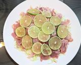 レンジで鶏もも肉とキャベツのすだち蒸し作り方3写真