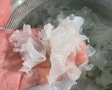 【漢方薬膳】银耳雪梨汤　喉の乾燥や咳に作り方1写真