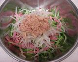 ＊水菜の彩りサラダ＊作り方3写真