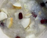 【漢方薬膳】银耳雪梨汤　喉の乾燥や咳に作り方6写真