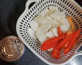 茶色いおかず♡‪大根とツナの煮物作り方1写真