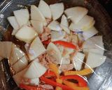 茶色いおかず♡‪大根とツナの煮物作り方3写真