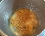 なめ茸塩昆布、岩下の新生姜の炊き込みご飯作り方3写真