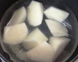 手羽とじゃがの源タレ塩味煮♪作り方1写真