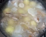 手羽とじゃがの源タレ塩味煮♪作り方4写真