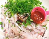 太刀魚のユッケ作り方4写真