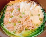 枝豆香る〜♪肉団子のずんだ風豆乳鍋作り方9写真