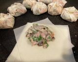 イタリアンパセリの揚げ春巻き作り方3写真
