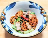 豚バラ肉と冷凍レンコンのピリ辛中華炒め作り方10写真
