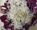 紫きゃべつとしらすのカンタン酢和え作り方2写真