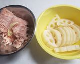 れんこんのはさみ照り焼き作り方1写真