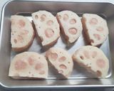 れんこんのはさみ照り焼き作り方2写真