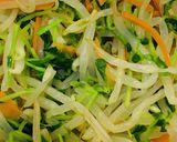 超ヘルシー豆苗と人参ともやしのレンジ蒸し作り方5写真