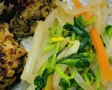 超ヘルシー豆苗と人参ともやしのレンジ蒸し作り方6写真