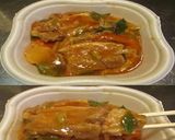 美味ドレ焦がしにんにくで豚バラあんかけ丼作り方3写真