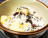 小豆をちょっと入れて、栗おこわ作り方8写真