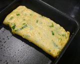 お弁当！卵焼き風☆ニラチヂミ作り方4写真
