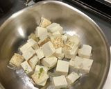 *春菊と焼き豆腐のつゆたっぷり煮作り方3写真