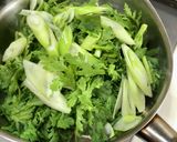 *春菊と焼き豆腐のつゆたっぷり煮作り方4写真