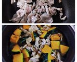 かぼちゃと豚肉の煮物作り方2写真