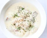 たっぷりソースで【チーズクリームニョッキ作り方8写真