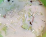 レンジで手軽に♪キャベツのミルクスープ作り方5写真