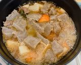 ミスジのスジ肉でスジ煮込み(Staub)作り方6写真