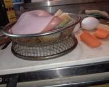 圧力鍋と百均ザル2個で蒸し器作り方2写真
