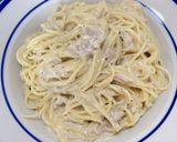 ★ワンパン★ツナクリームパスタ作り方6写真