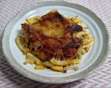 さっぱり❣ 鶏もも肉のバターレモン作り方5写真