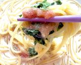 レンジで簡単！豆乳明太スープサラスパ作り方7写真