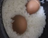 炊飯と一緒に茹で卵(^^♪作り方2写真