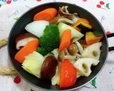 ☆蒸し焼き野菜の*温サラダ*作り方3写真