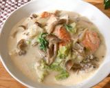 とろ〜り濃厚！鮭のクリーム煮作り方7写真