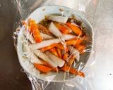 お一人様☆居酒屋風味噌ポン酢紅白サラダ作り方7写真