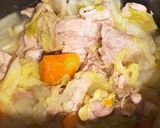 クッキングプロで作る、白菜と豚肉の煮物作り方4写真