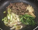 すぐ出来る少ないお肉でも満足*すき焼き丼作り方5写真