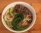 すぐ出来る少ないお肉でも満足*すき焼き丼作り方6写真