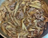 牛肉とごぼう、キノコしらたきのしぐれ煮作り方7写真